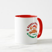 Florida Christmas Coffee Mug Santa Claws Mok (Voorkant rechts)