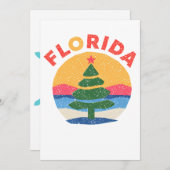 Florida christmas feestdagenkaart (Voorkant / Achterkant)