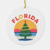 Florida christmas keramisch ornament (Voorkant)
