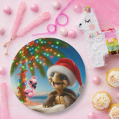 FLORIDA CHRISTMAS PARTY PLATES PAPIEREN BORDJE (Feest)