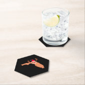 FLORIDA Christmas Pet Antler Rode neus rendieren Kartonnen Onderzetters (Insitu)