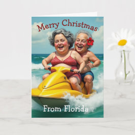 Florida Christmas Wenskaart Kaart