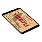 Florida Cities and Towns State Pride Map Magneet (Rechterzijde)