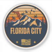 Florida City, Florida Sticker (Voorkant)