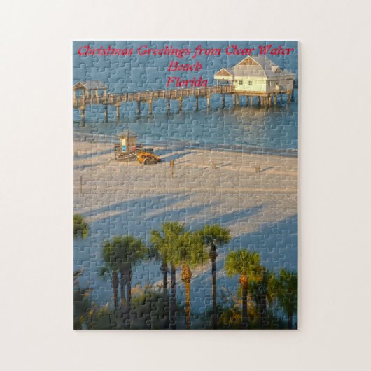 Florida Clear Water Beach. Legpuzzel (Verticaal)
