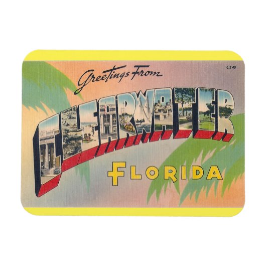 Florida, Clearwater Magnet Magneet (Horizontaal)