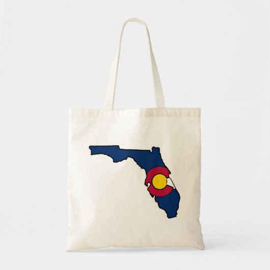 Florida Colorado herbruikbare canvas tas (Voorkant)