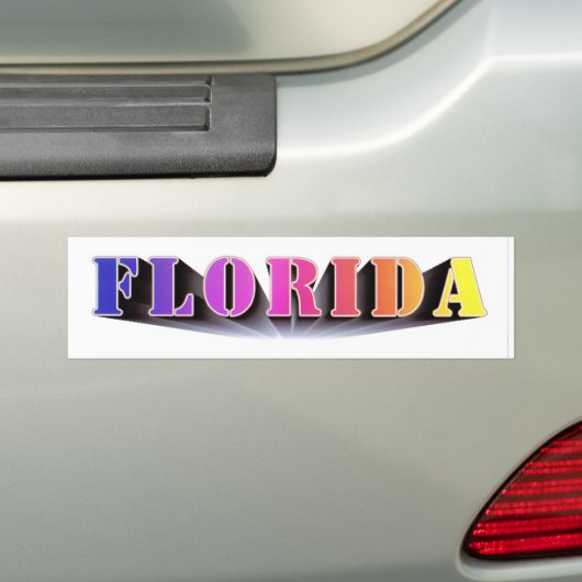 Florida Colors Bumpersticker (Op auto)