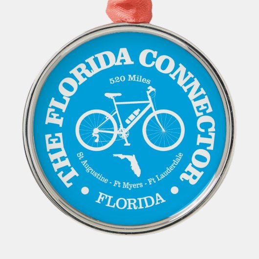 Florida Connector Trail (fietsen) Metalen Ornament (Voorkant)