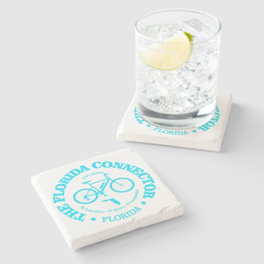 Florida Connector Trail (fietsen) Stenen Onderzetter (Zijkant)