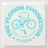 Florida Connector Trail (fietsen) Stenen Onderzetter (Voorkant)