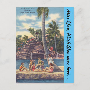 Florida, Coral Gables, Venetian Pool Briefkaart