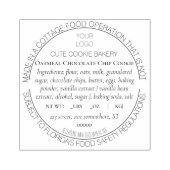 Florida Cottage Food Law Rubber Stamp Rubberstempel (Afrduk)