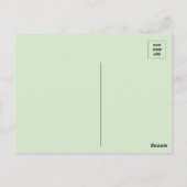 Florida Cottonmouth in de moeras Briefkaart (Achterkant)