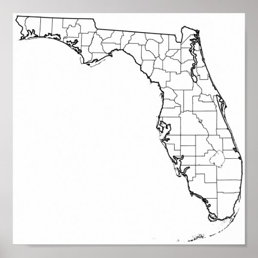 Florida County's Blank overzicht (Voorkant)