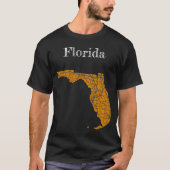 Florida County's & Highways T-shirt (Voorkant)