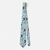 Florida Cowboy Aqua Pool Party Land Western Stropdas (Voorkant)