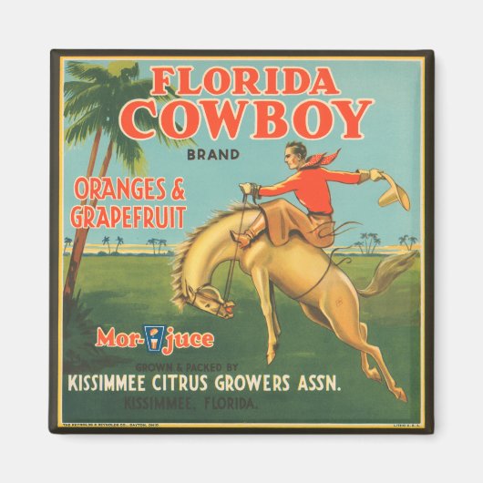 Florida Cowboy Magneet (Voorkant)