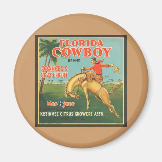 Florida Cowboy Magneet (Voorkant)