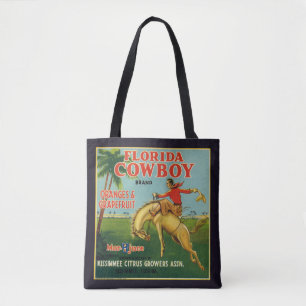 Florida Cowboy Merk Sinaasappels en Grapefruit Lab Tote Bag