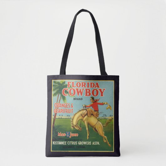 Florida Cowboy Merk Sinaasappels en Grapefruit Lab Tote Bag (Voorkant)