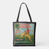 Florida Cowboy Merk Sinaasappels en Grapefruit Lab Tote Bag (Achterkant)