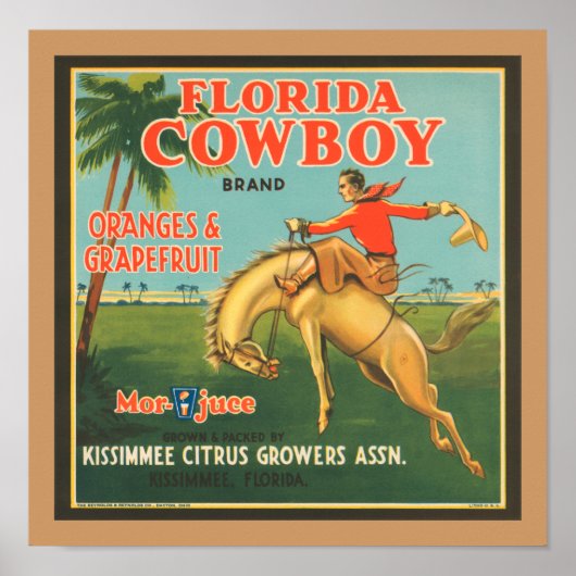 Florida Cowboy Poster (Voorkant)