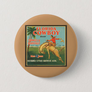 Florida Cowboy Ronde Button 5,7 Cm