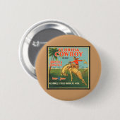 Florida Cowboy Ronde Button 5,7 Cm (Voorkant /achterkant)
