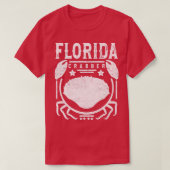 Florida Crabber Floridian Crabbing Stone Crab Fish T-shirt (Design voorkant)