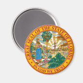 Florida Crest Magnet (Voorkant / Achterkant)