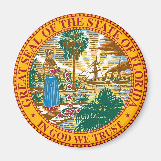 Florida Crest Magnet (Voorkant)