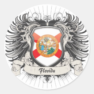 Florida Crest Ronde Sticker