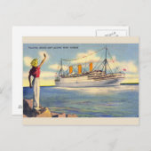  Florida Cruise Ship Post Card Briefkaart (Voorkant / Achterkant)