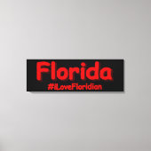 "Florida" Cute Design. Bestel nu Canvas Afdruk (Voorkant)