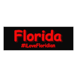 "Florida" Cute Design. Bestel nu Foto Afdruk