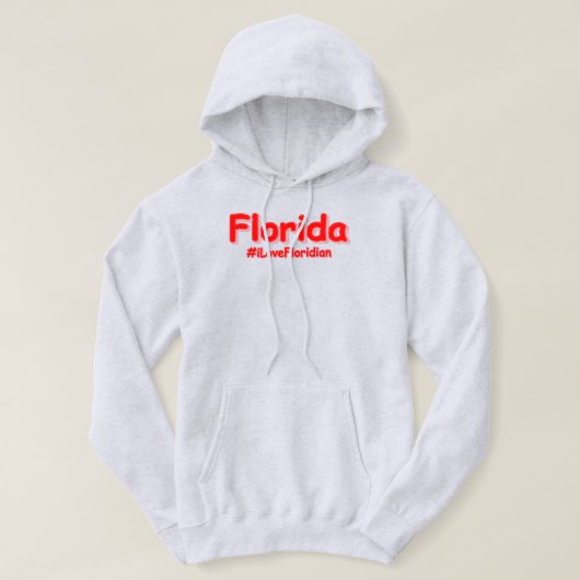 "Florida" Cute Design. Bestel nu Hoodie (Design voorkant)
