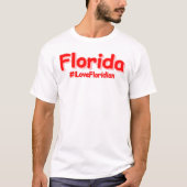 "Florida" Cute Design. Bestel nu T-shirt (Voorkant)