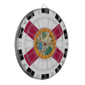Florida Dartboard USA & Florida Flag/game board Dartbord (Voorkant Links)