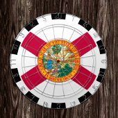 Florida Dartboard USA & Florida Flag/game board Dartbord