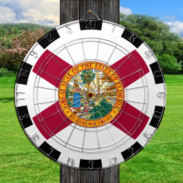 Florida Dartboard USA & Florida Flag/game board Dartbord