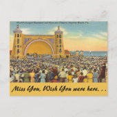 Florida, Daytona Beach Briefkaart (Voorkant)