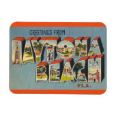 Florida, Daytona Beach Magnet Magneet (Horizontaal)