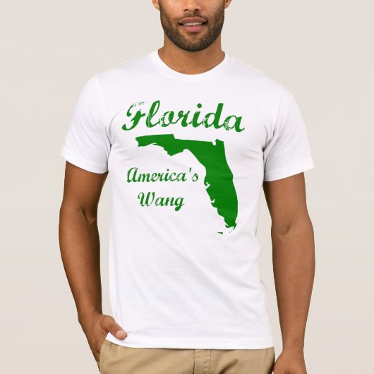 Florida, de Amerikaanse wang. T-shirt (Voorkant)