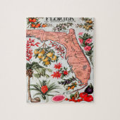Florida de Everglade State Map Legpuzzel (Verticaal)
