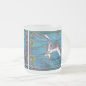 Florida de Magnificent Pelican Matglas Koffiemok (Voorkant rechts)