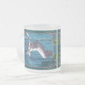 Florida de Magnificent Pelican Matglas Koffiemok (Voorkant links)