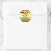 FLORIDA DE SUNSHINE STAAT RONDE STICKER (Tas)