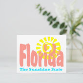 Florida De Sunshine State Briefkaart (Staand voorkant)