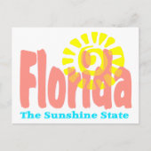Florida De Sunshine State Briefkaart (Voorkant)